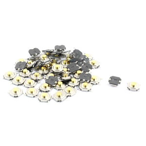 uxcell �^�N�g�X�C�b�` Surface Mounted Devices SMT �����{�^�� ���[�����^���X�C�b�` 4�s�� 4mmx4mmx2mm 50��