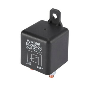 X AUTOHAUX �����[ �����[�\�P�b�g �ԗp�����[ WM686 4�^�[�~�i�� 200A DC24V �����ԗp �[�d�����[�X�C�b�`�d�� ���j�o�[�T�� 1����