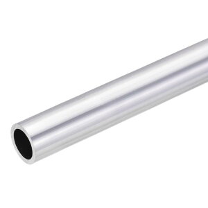 uxcell 6063�A���~�j�E�� �ۊ� 25mm�O�a 19mm���a 300mm���� �V�[�����X�X�g���[�g�`���[�u