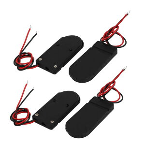 uxcell B0219/2032�R�C���Z���z���_�[ �{�^���d�r�P�[�X on/off�X�C�b�` �u���b�N 4����