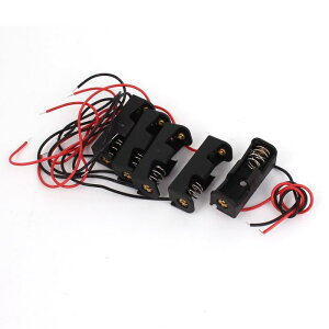 uxcell �o�b�e���[�z���_�[�P�[�X �v���X�`�b�N�V�F�� 2�� 12V 23A�o�b�e���[�z���_�[�P�[�X�{�b�N�X �u���b�N 5��