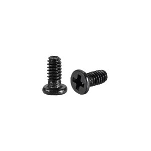 uxcell �R���s���[�^�l�W �v���X�˂��t�@�X�i�[ M1.4x3.5mm �u���b�N 2.5mm���a�l�W�w�b�h ���b�v�g�b�v PC TV �t�@�� �I�[�f�B�I �X�C�b�`�p 50����