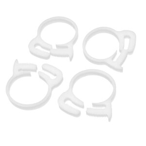 uxcell ���̓z�[�X�o���h �v���X�`�b�N�� �����\ 30.2mm-32.5mm �z���C�g 4����