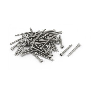 uxcell �Z�p���t���{���g �Z�p�\�P�b�g�w�b�h�L���b�v�˂� M2 x 20mm 0.4mm�s�b�` 304 �X�e�����X�| DIN912 55����