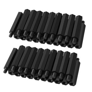 uxcell ZpX^hItXy[T[ M4 30+6mm IXlW ubN iC 50