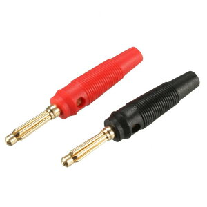 uxcell 4mm�o�i�i�v���O 20A �g���A�_�v�^ �����߂��� �I�X-���X �l�W�t�� 2����