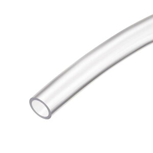 uxcell PVC Clear Vinly Tubing,8mm ID x 10mm OD,10m,Plastic Flexible Hose Tube,Flex Pipe for Water,Beverage Pump