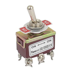 uxcell AC 250V/15A 125V/20A 6 lW[qOn-Off 2 ړ_ DPDTgOXCb`