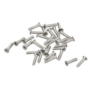uxcell �v���X�t���b�g�w�b�h�l�W �v���X�˂��t�@�X�i�[ M1.4 x 6mm �V���o�[�g�[�� ���b�v�g�b�v PC TV �t�@�� �I�[�f�B�I �X�C�b�`�p 150����