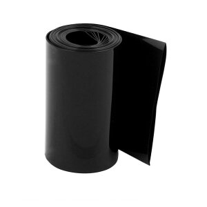 uxcell PVC�M���k�`���[�u �d�r���b�v �t���b�g��75mm 18650�d���p ����2.1m �u���b�N