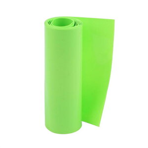 uxcell PVC�M���k�`���[�u ���b�v18650�d���p �t���b�g��100mm ����1 M ���C�g�O���[��