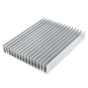 uxcell �q�[�g�V���N �N�[���[ ��p�t�B�� �A���~�j�E�� 120×100×18�~�� �V���o�[�g�[��
