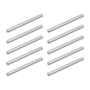 uxcell Dowel Pin 304 Stainless Steel Pegs Support Shelf Silver Tone 5mm x 60mm 10pcs