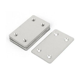 uxcell リペアプレート 平固定具コーナーブレース ブラケット コネクタ 家具 60mm x 38mm,8個