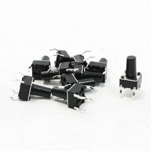 uxcell 10pcs 6x6x10mm ۂ{^ 4s DIP PCB u ^NgXCb`