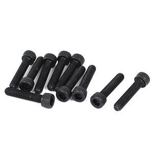 uxcell �Z�p�{���g �Z�p���t���{���g M6 x 30mm 1mm�s�b�`�l�W �L���b�v�w�b�h�t�@�X�i�[ 10�� �d�����[�^�[ 3D�v�����^�[�p�t�@���G���W�������p