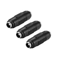 uxcell DC電源コネクタ アダプター 5.5mmx2.5mmメス-メスのケーブルジャック ソケットコンバーター ラッ…