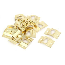 uxcell フック フォトフレーム隠しフック 写真フレーム隠しフック 28mmx18mmx4mm 20個入り