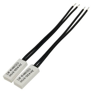 uxcell �o�C���^�����x�X�C�b�` ���x����X�C�b�` KSD9700 80�ێ� 176F N.C 250V 5A 2��