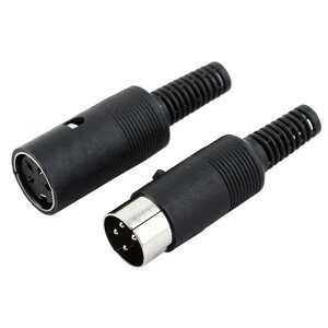 uxcell �I�[�f�B�I�A�_�v�^�[�ϊ� DIN4�s�����X 4�s��DIN�I�X �v���O�R���o�[�^�[ 1�y�A