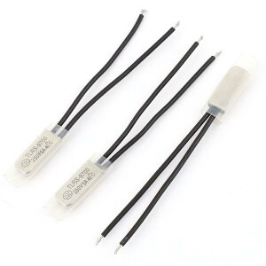 uxcell ���x����X�C�b�` TLR-9700 40�ێ� 20 x 7.4 x 4mm �V���o�[�g�[���A�u���b�N 3������