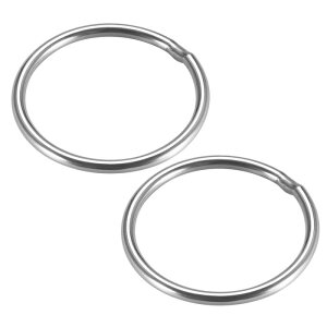 uxcell nOO ی^OO Xgbvt 40 x 3 mm XeXX`[ DIY H|i ݂艺p Vo[g[ 2