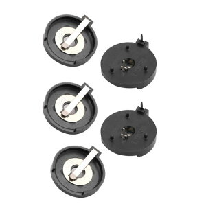 uxcell �R�C���d�r�z���_�[ �{�^���d�r�R���e�i�[ �o�b�e���[�P�[�X CR2430 �v���X�`�b�N 5����