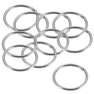 uxcell nOO ی^OO Xgbvt 40 x 3 mm XeXX`[ DIY H|i ݂艺p Vo[g[ 10