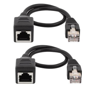 uxcell RJ45 lbgP[u Cat6 LAN P[u lbg[N GNXe_[ R[h 30cm [^[ f TV PC Rs[^[p 2{