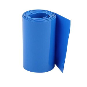 uxcell PVC�M���k�`���[�u �d�r���b�v �t���b�g��60mm 18650�d���p ����5.5m �u���[