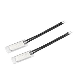 uxcell KSD9700�T�[���X�^�b�g �o�C���^�� ���x����X�C�b�` �R���g���[���X�C�b�` ���^���� 55�� N.O 5A 2��