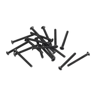uxcell �t���b�g�w�b�h�l�W M2 x 20mm �v���X�l�W�t�@�X�i�[ �u���b�N ���b�v�g�b�v PC TV �t�@�� �I�[�f�B�I �X�C�b�`�p 350����