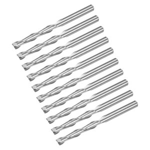 uxcell 10Zbg CNC[^[rbg 3.175mm a 1/8" VN AbvJbg 2t[g \bhJ[oChGh~ ~Orbg 22mm Jbg ؍ vX`bN  A~jE