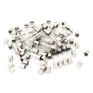 uxcell �K���X�ǃq���[�Y 250V 8A �t�@�X�g�N�C�b�N�u���[ ��Ւf �K���X�q���[�Y 6 mmx30 mm 50��