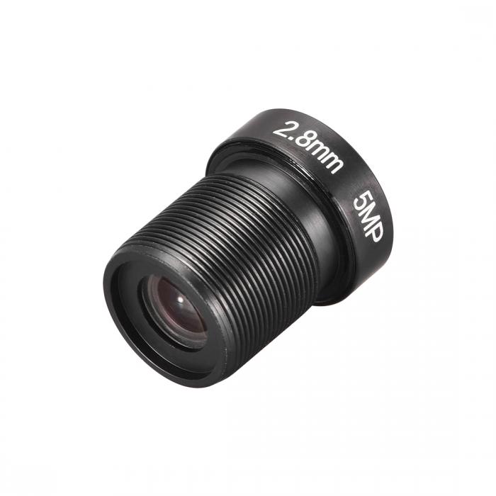 uxcell 2.8mm 5MP F1.2 FPV CCTV Lens Wide Angle for CCD Camera 