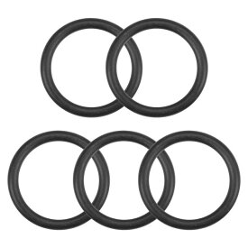 uxcell Oリング ニトリルゴムシーリングガスケット ニトリルゴム 外径23.3 mm 内径18mm 幅2.65mm メトリック 5個入り