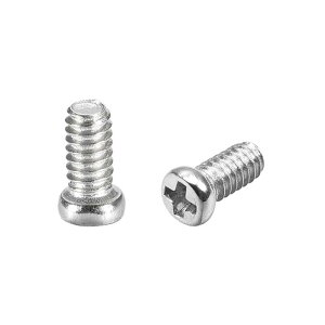 uxcell �R���s���[�^�l�W �v���X�˂��t�@�X�i�[ M2x4mm �V���o�[�g�[�� 2.8mm���a�l�W�w�b�h ���b�v�g�b�v PC TV �t�@�� �I�[�f�B�I �X�C�b�`�p 50����