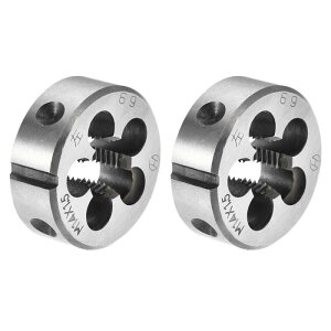 uxcell �ې؂�_�C�X �˂��؂�_�C�X M14 X 1.5 ���g���b�N �}�V���X���b�h ���� �����H��| 2����