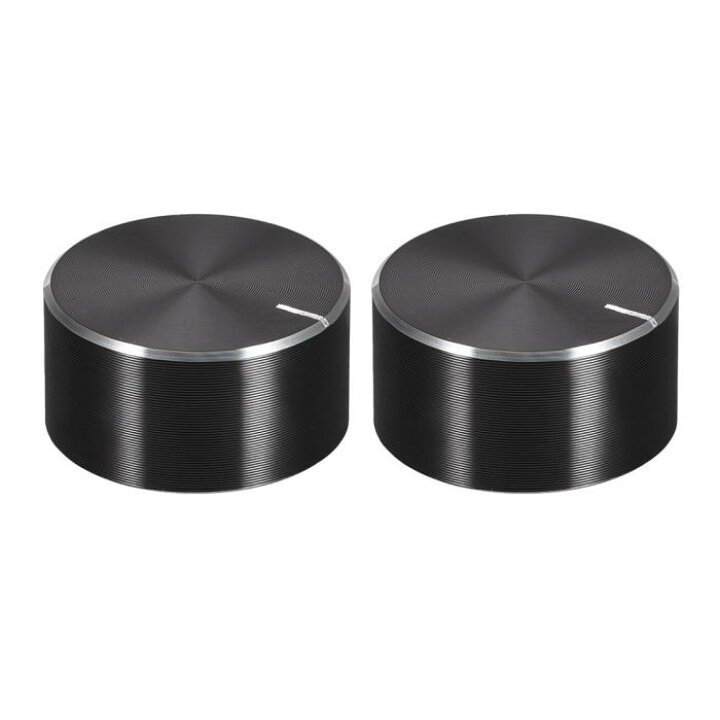 uxcell ポテンショメータノブ 制御ノブ ボリュームコントロールノブ ローレットシャフト ブラック アルミニウム滑らか表面 回転ノブ 25mmx13 mm 2個入り uxcell japan ❤️新品未使用❤️ポテンショメータ回転ノブ ポット プラスチック ブラック