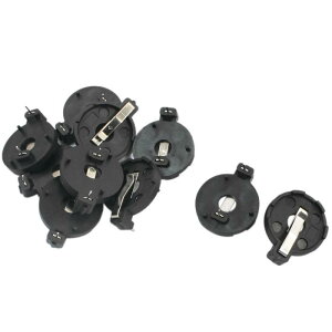 uxcell �{�^���d�r�z���_�[ �{�^���d�r�P�[�X �{�^���d�r�Ή� CR2032/2025/2016 �^�R�C�� 10��