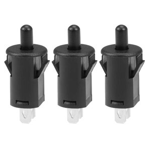 uxcell �①�Ƀh�A���C�g�X�C�b�` PB35 NO AC 250V 3A 10mm���� �u���b�N 3����