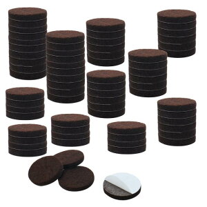 uxcell �֎q�r�J�o�[ �֎q���L���b�v ���ax���� 19x5mm 22x5mm 25x5mm 70�Z�b�g 3�T�C�Y�I�ׂ� �t�F���g�p�b�h �Ƌ�p �~�` ���Ȑڒ� ���h�~ �t���A �v���e�N�^�[