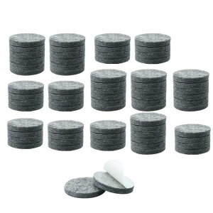 uxcell �֎q�r�J�o�[ �֎q���L���b�v ���ax���� 19x5mm 22x5mm 70�Z�b�g 2�T�C�Y�I�ׂ� �t�F���g�p�b�h �Ƌ�p �~�` �Ƌ�p�b�h ���Ȑڒ� ���h�~ �f�X�N �v���e�N�^�[