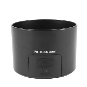 uxcell PH-RBG �v���X�`�b�N �o���l�b�g�J���� �����Y�t�[�h 58mm �y���^�b�N�X�p 55-300mm f/4-5.8 ED