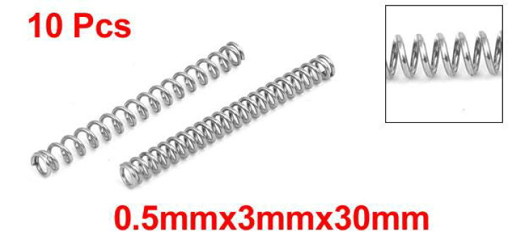 チープ uxcell 圧縮スプリング 304ステンレス鋼 シルバートーン 0.5mmx3mmx30mm 10個入り tronadores.com チープ uxcell 圧縮スプリング 304ステンレス鋼 シルバートーン 0.5mmx3mmx30mm 10個入り tronadores.com