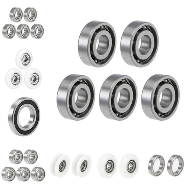 楽天市場 Uxcell 深溝玉軸受 ボールベアリング 1 2 3 5個入り 種類選べる ダブルシールド オープンタイプ 624zz 6003zz 63zz 607 2rs 6907zz 6903 2rs 6005zz R155zz F6803zz 6806 2rs Mr63 2rs等 クロム鋼 スタンピング鋼 ステンレス鋼 ナイロン プラスチック