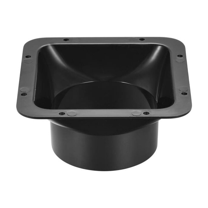 楽天市場 Uxcell ダクトコネクタスクエアフランジ 100mm径ホース用 Absプラスチック エアアウトレットインレットアダプター ブラック Uxcell Japan