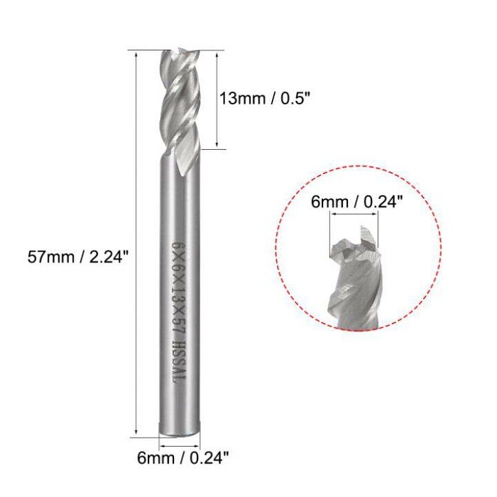 楽天市場】uxcell ストレートエンドミルカッター エンドミルCNCルータビット 6x6x13mm HSS-AL 10個入り : uxcell japan 楽天市場】uxcell ストレートエンドミルカッター エンドミルCNCルータビット 6x6x13mm HSS-AL 10個入り : uxcell japan