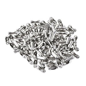 uxcell �{�[���`�F�[���R�l�N�^ �{�[���`�F�[���N���X�v ���������N 3 mm 11mmx4mm �X�e�����X�|�ڑ� 100����
