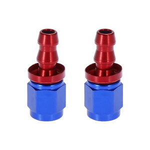 X AUTOHAUX �t�B�b�e�B���O �z�[�X�G���h 4AN AN�^�C�v 0�x �����ԕ��i �ڑ� �A�_�v�^�[ 6061 �A���~�j�E������ ���b�h �u���[ 2����